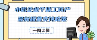 一圖讀懂｜小微企業(yè)個(gè)體工商戶(hù)最新稅費(fèi)支持政策